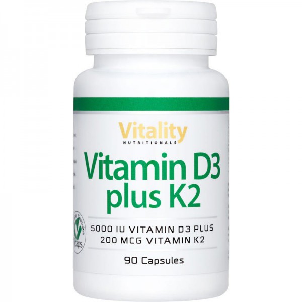 Vitamin D3 plus K2 90 Kps